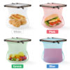 HUMOMO Reusable Silicone Food Bag,Cooking-FDA Grade,33.8OZ (GREEN) - 图片 5