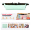 HUMOMO Reusable Silicone Food Bag,Cooking-FDA Grade,33.8OZ (GREEN) - 图片 8
